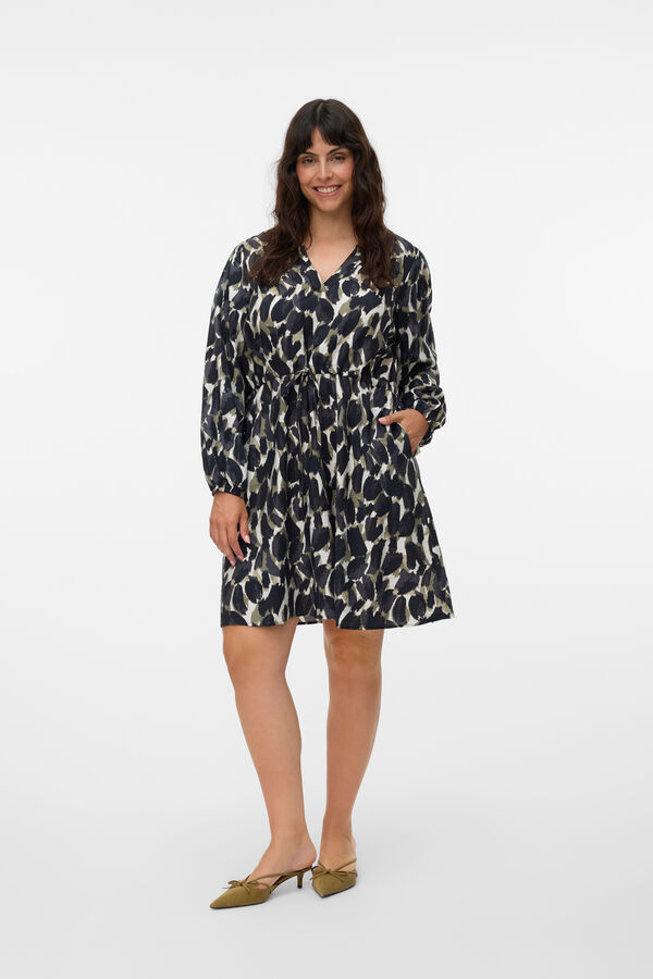 Vero Moda Curve Vestido curto de manga comprida Curve  Verde