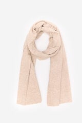 Cortefiel Jersey-knit scarf Camel