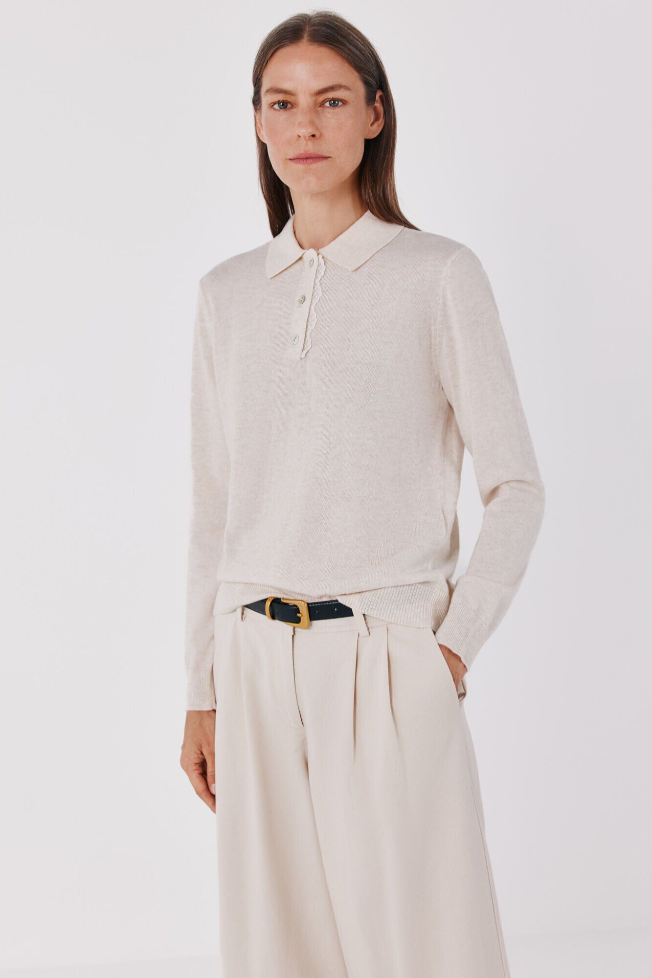 Cortefiel Jersey polo aplique