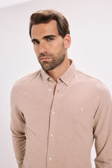 Jack & Jones Camisa de manga comprida Castanho