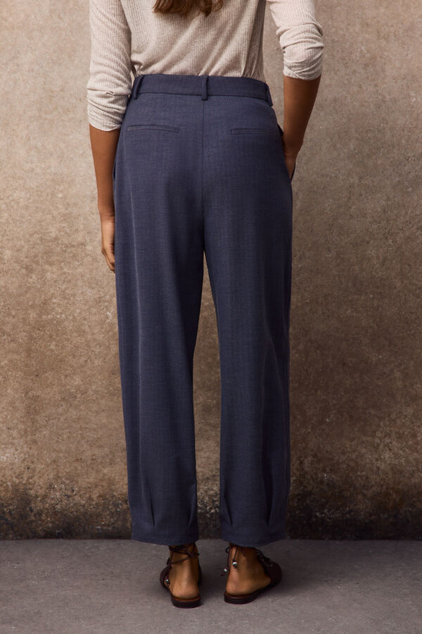 Slowlove Barrel cut trousers Dark grey