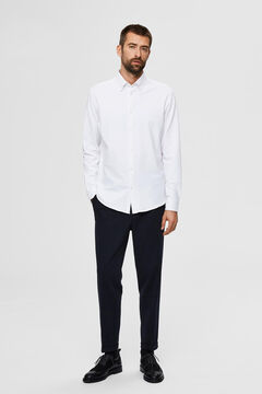 Cortefiel Sustainable plain shirt White