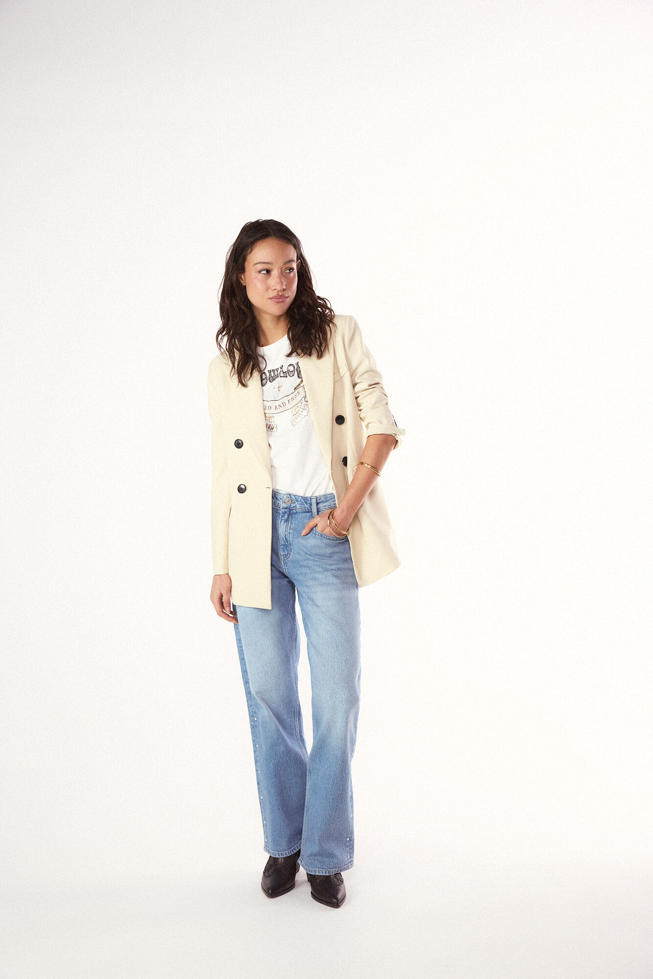 Slowlove Camiseta slowlove estampada