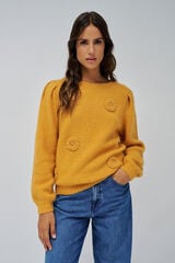 Salsa Jeans Malha com flores Amarelo