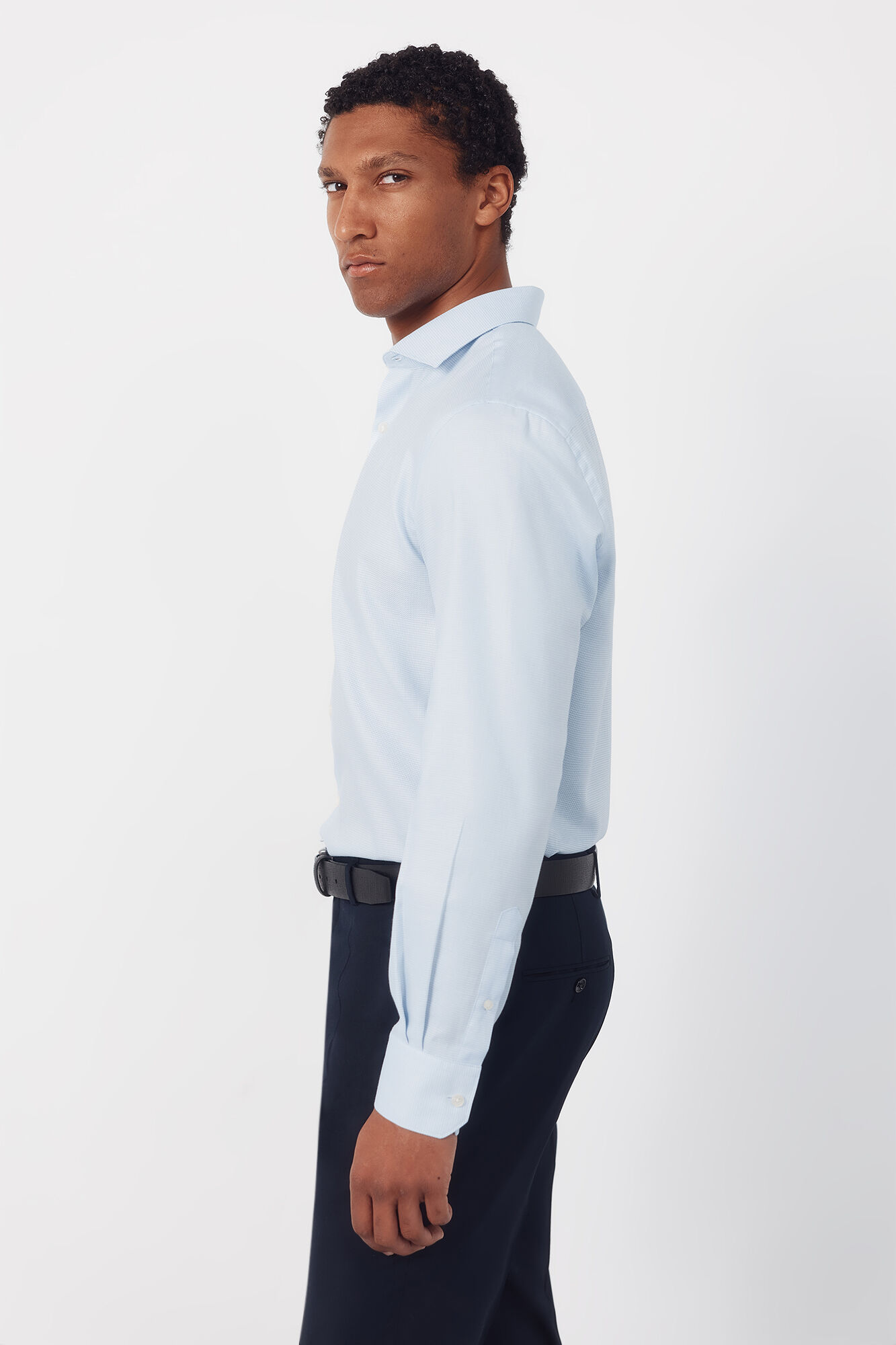 Cortefiel Camisa ottoman corte slim f&aacute;cil de engomar