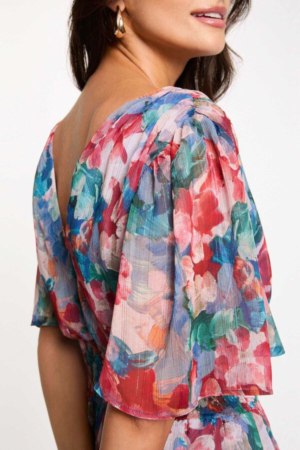 Morgan Vestido comprido fluido Multicolorido