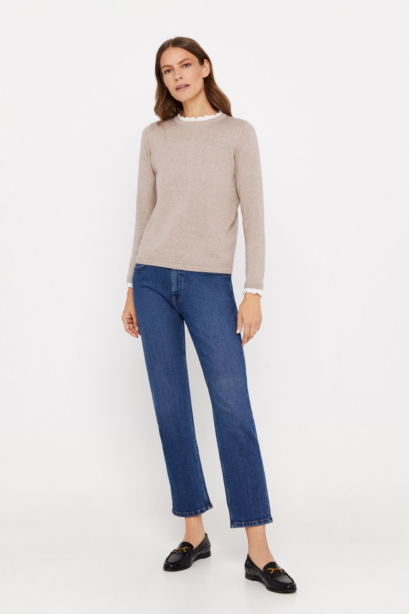 Fine knit jumper Women s jumpers and cardigans Cortefiel