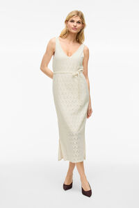 Vila Vestido midi vazado