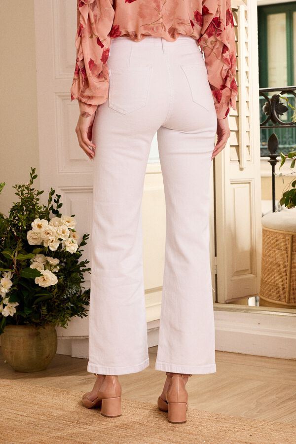 Pol&iacute;n Et Moi Cal&ccedil;as jeans Alisa Branco