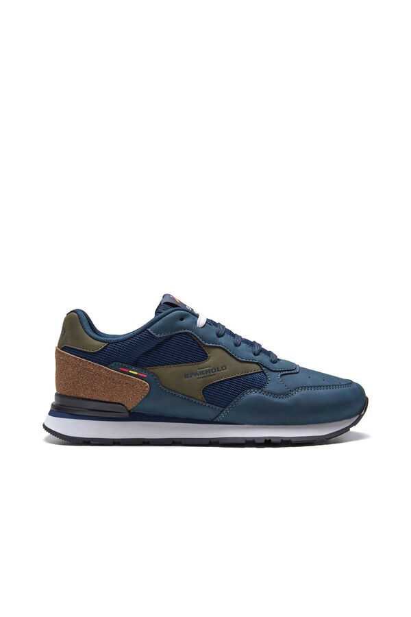 Spagnolo Men's casual running sneakers Navy