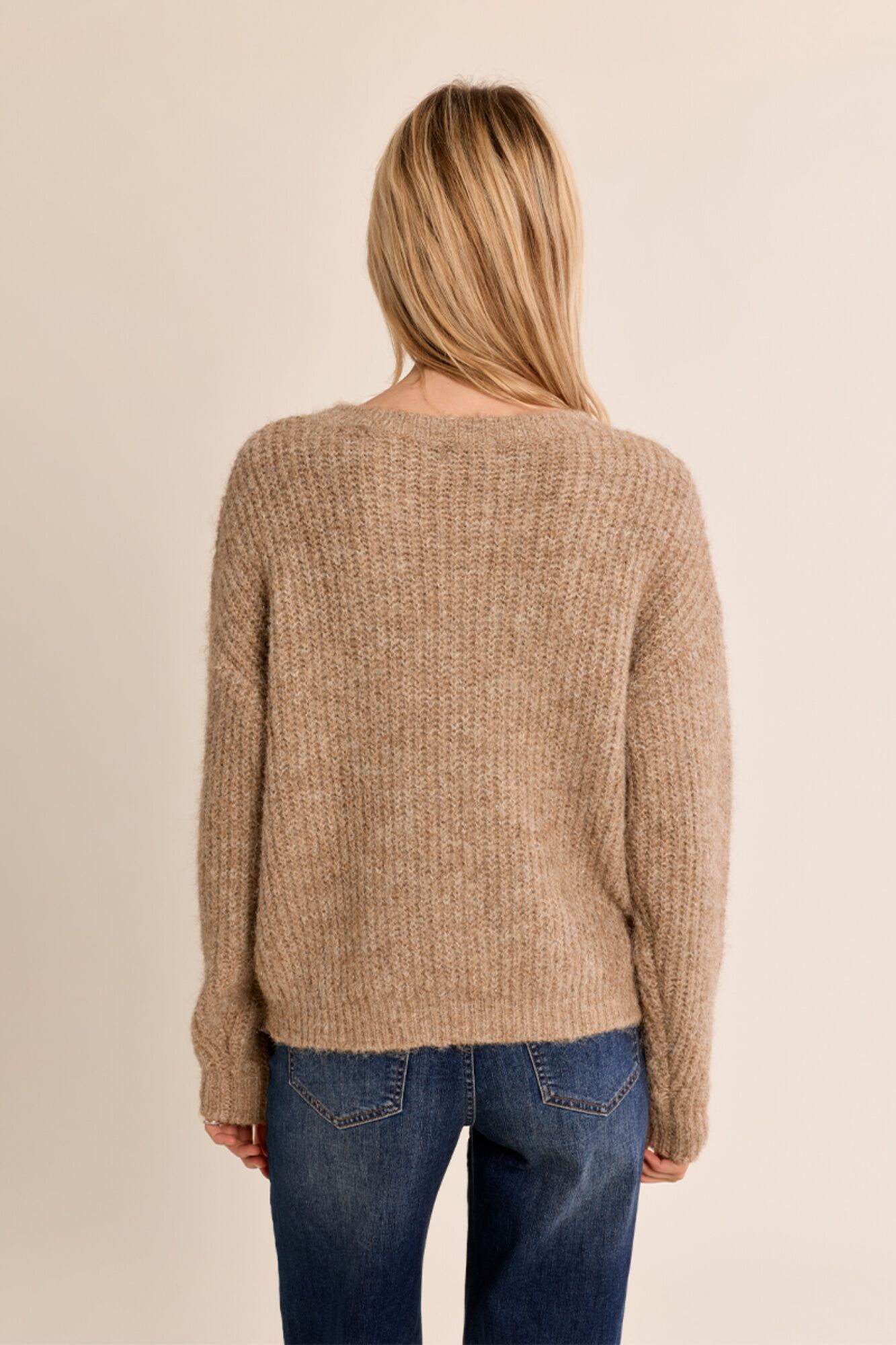 Molly Bracken Camisola de manga comprida com lantejoulas