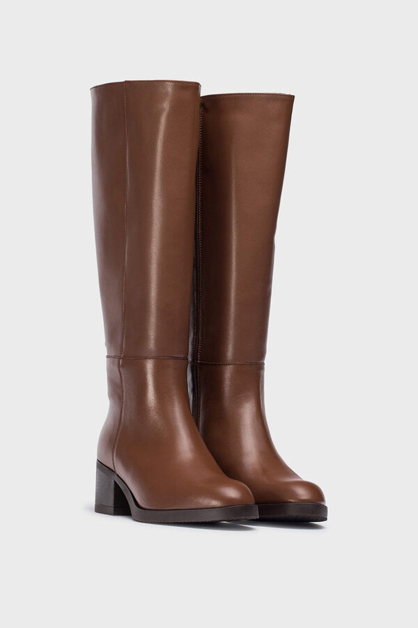 Wonders Botas de cano largo Santa Fe 15 Castanho