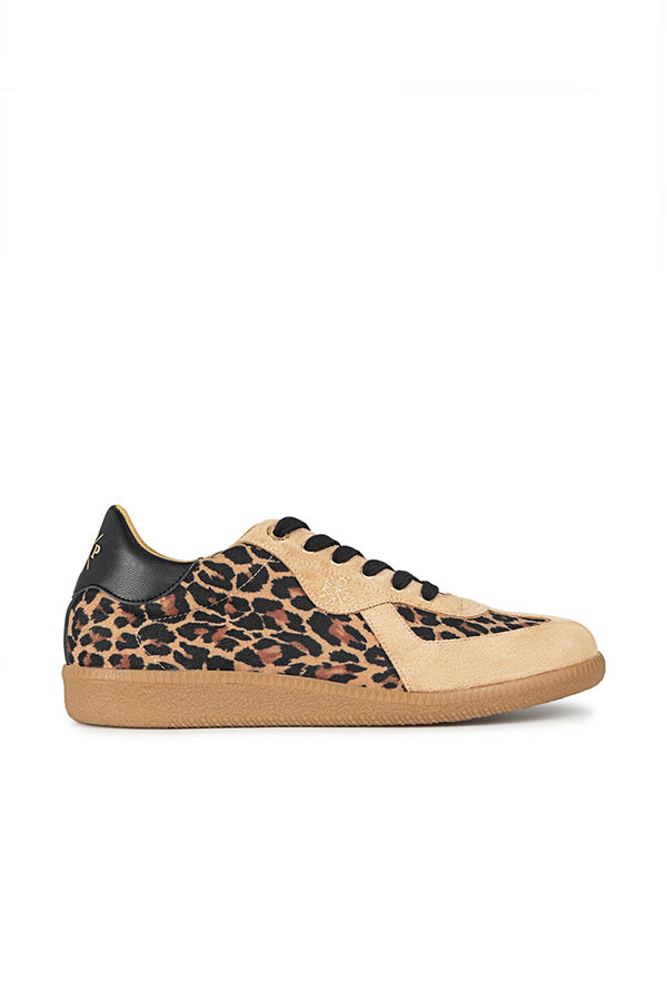 Popa Zapatilla Imperial Leopardo Negro Negro