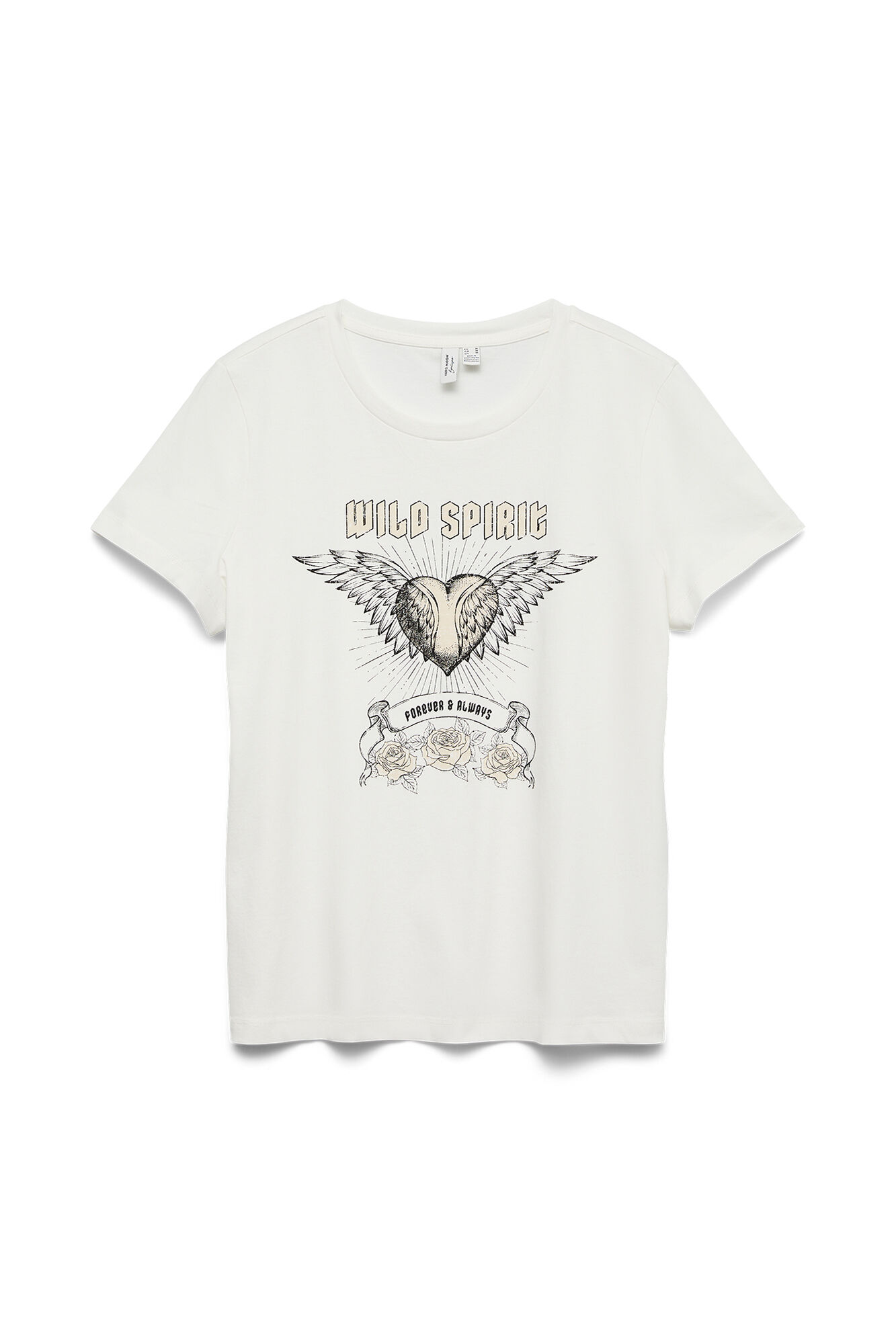 Vero Moda T-shirt de manga curta em algod&atilde;o