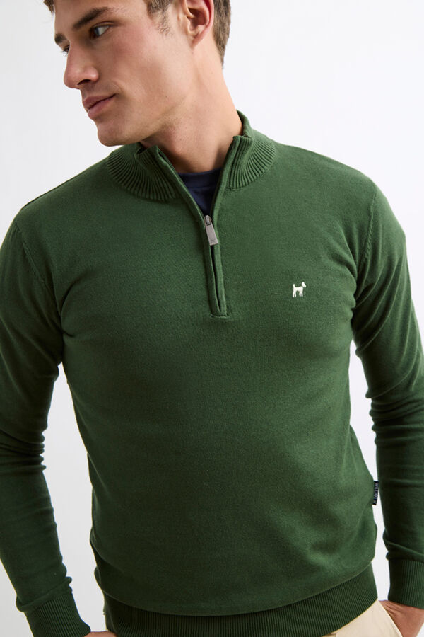 Williot Camisola Meia Fecho-Éclair Verde