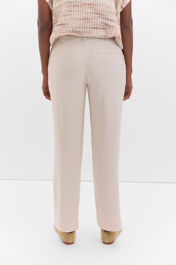 Cortefiel Nerve dress trousers Ivory