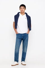 Cortefiel Classic fit dynamic jeans Blue