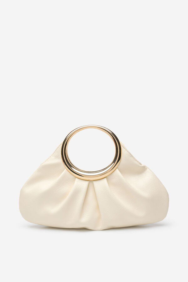 Cortefiel Argola de bolsas Ecru