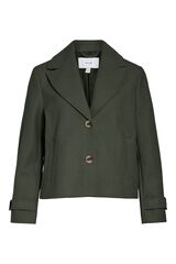 Vila Short cloth jacket Dark green