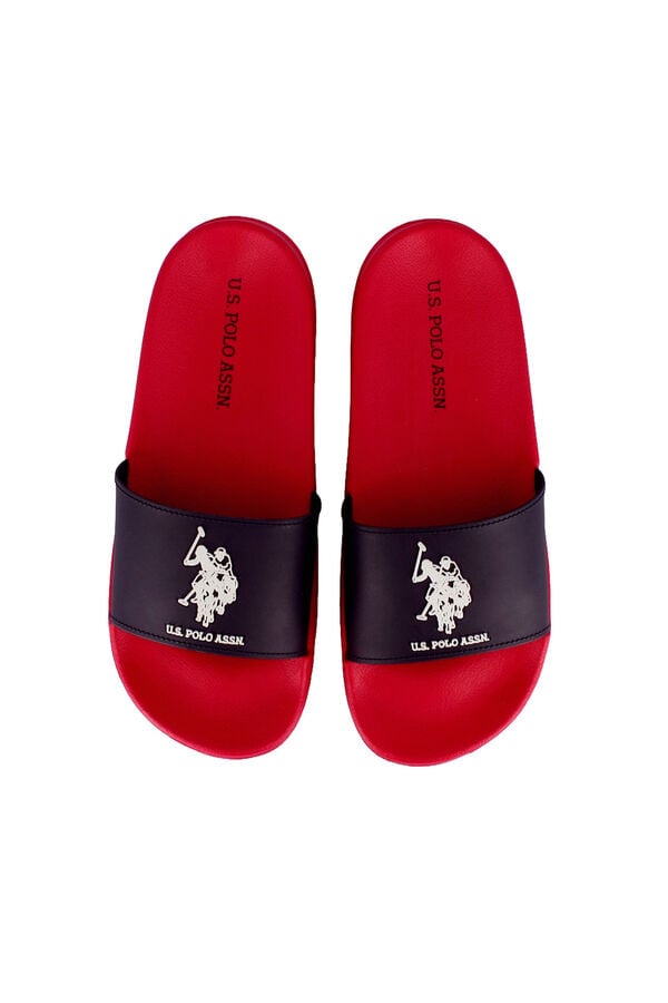 Us Polo Chinelos de homem Vermelho