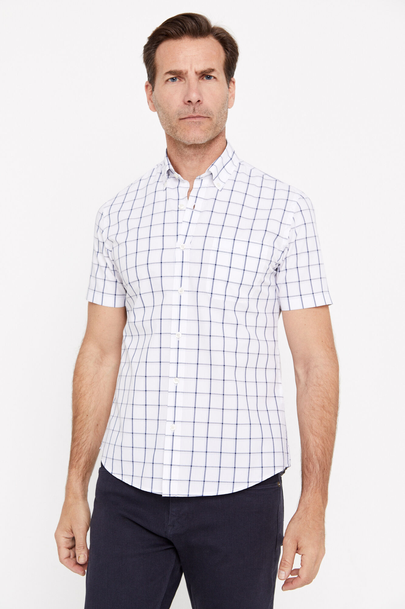 Camisas manga sale corta hombre cortefiel