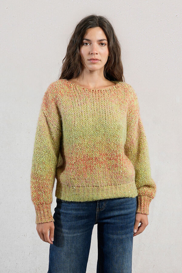 Molly Bracken Camisola tie dye de manga comprida Multicolorido