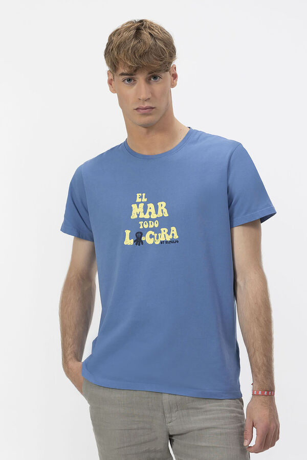 elPulpo Camiseta The Sea Everything Lo-cure Azul