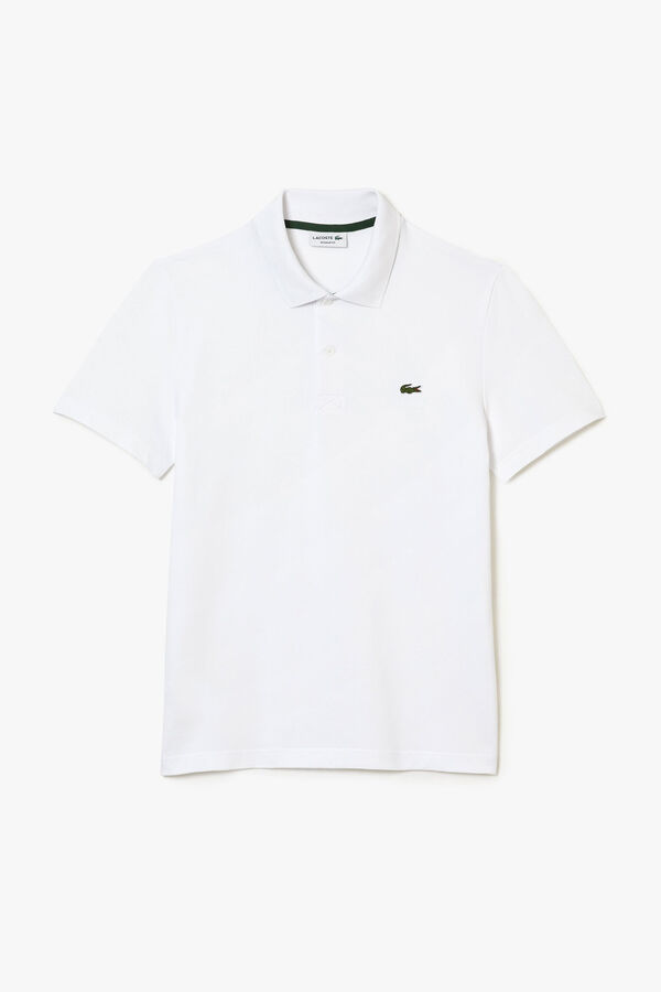 Cortefiel Regular Fit Polyester Cotton Polo Shirt White