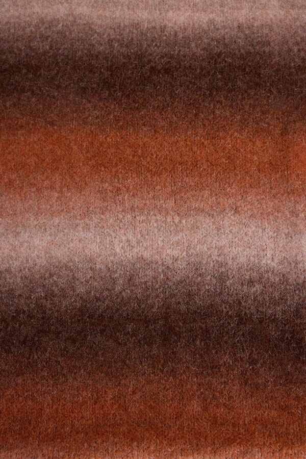 Slowlove Bufanda gruesa rayas Naranja