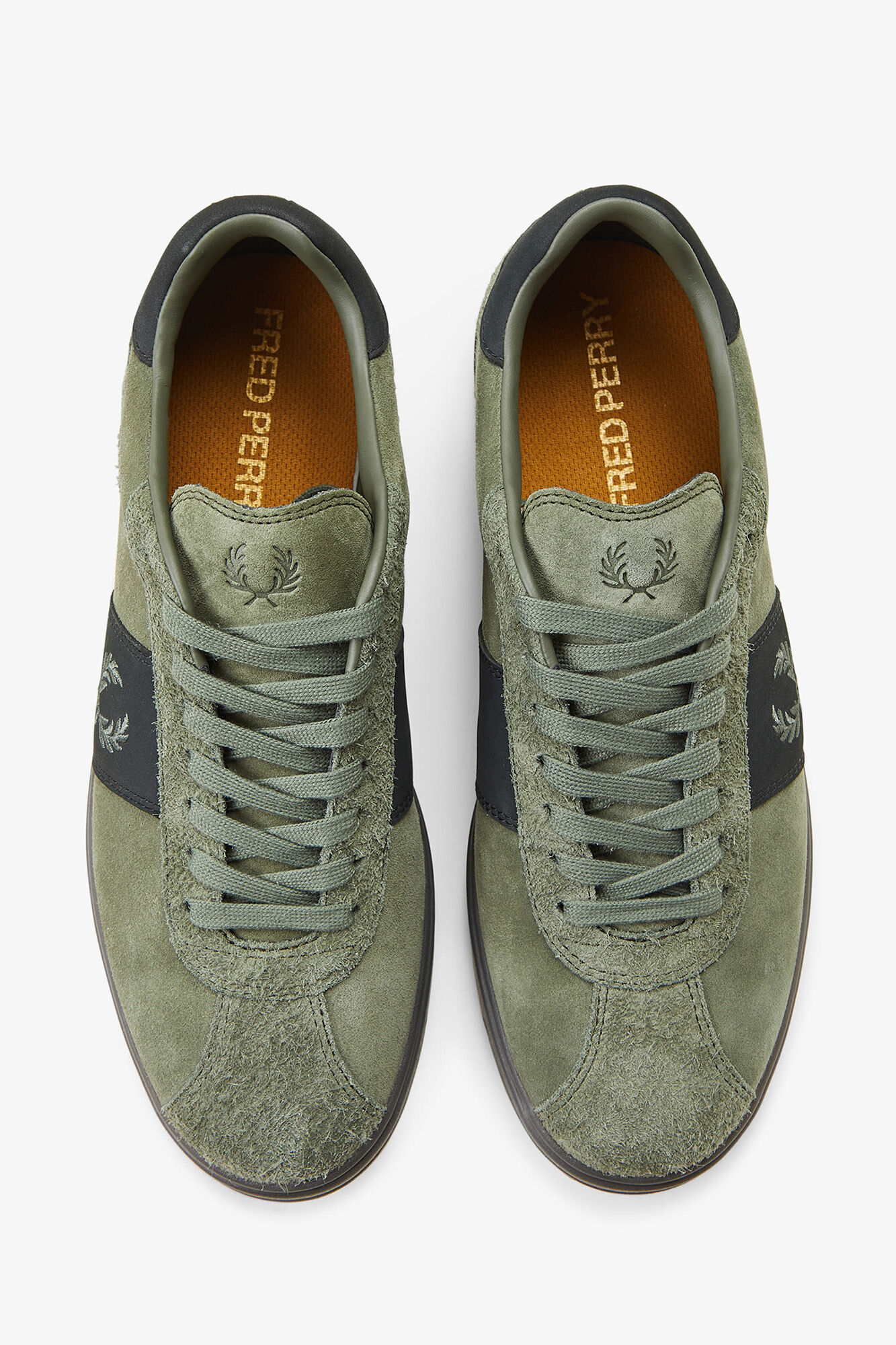 Fred perry suede trainers outlet