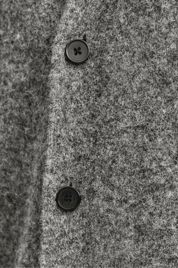 Jack & Jones Casaco de malha básico de malha liso Cinzento