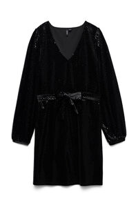 Vero Moda Vestido de manga comprida com detalhes brilhantes