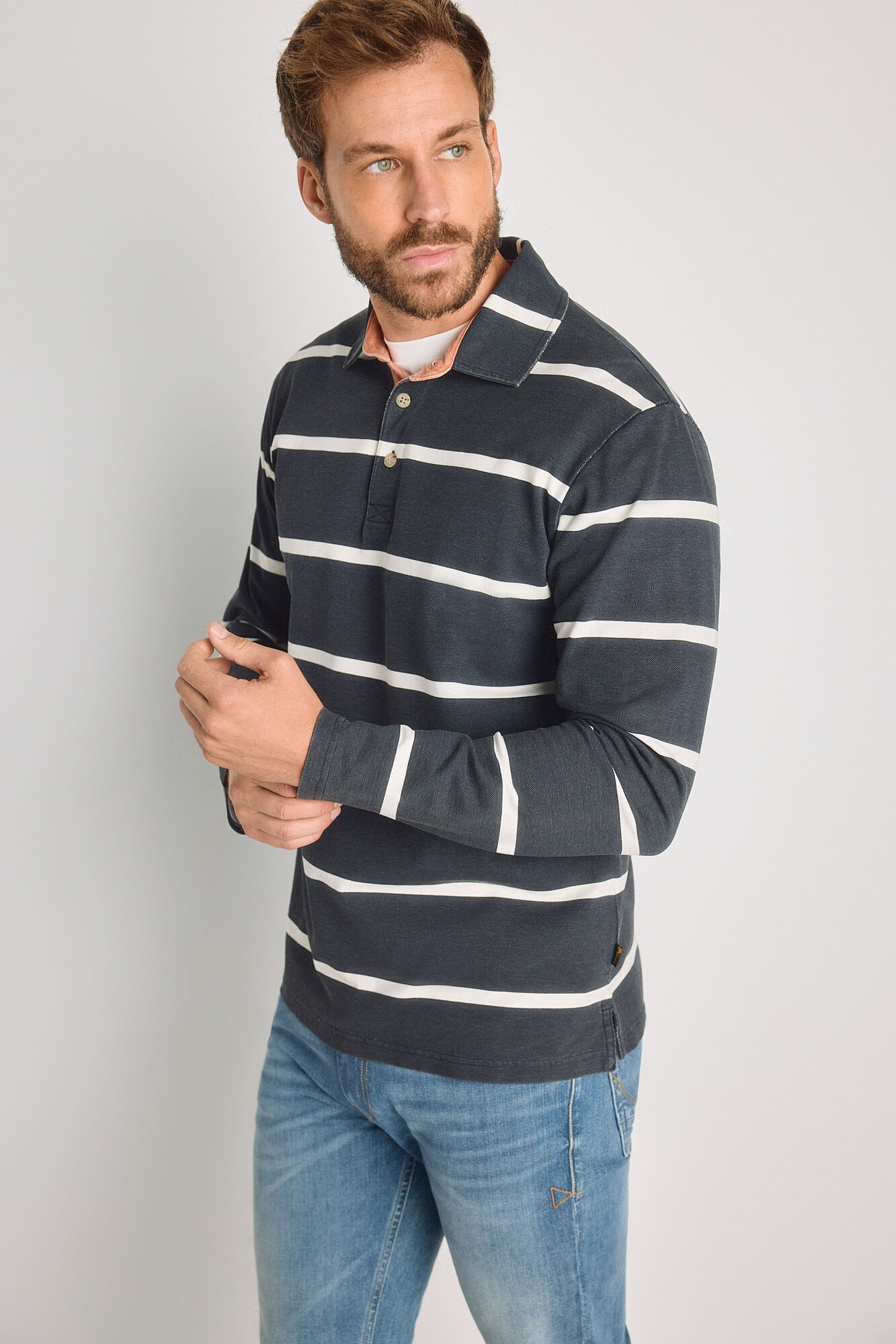 Jack & Jones Polo regular em piqu&eacute;