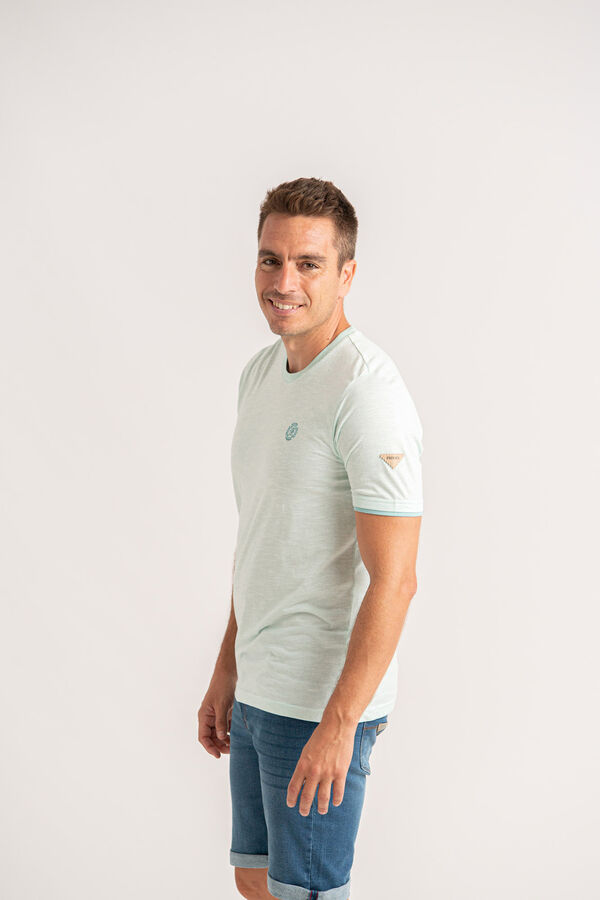 Privata T-shirt básica manga curta Azul