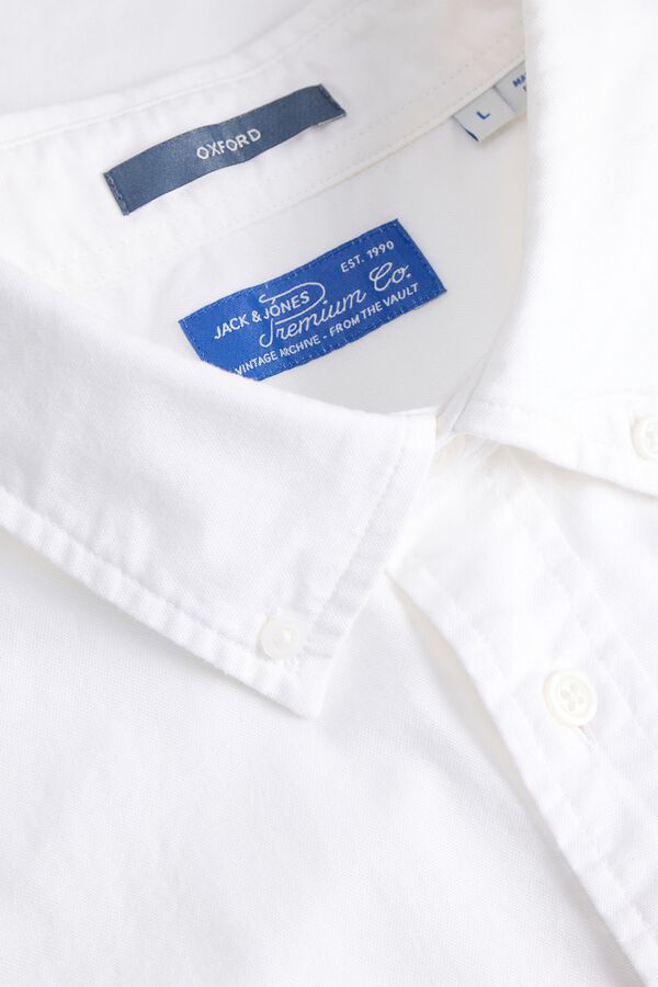 Jack & Jones Short sleeve oxford shirt White