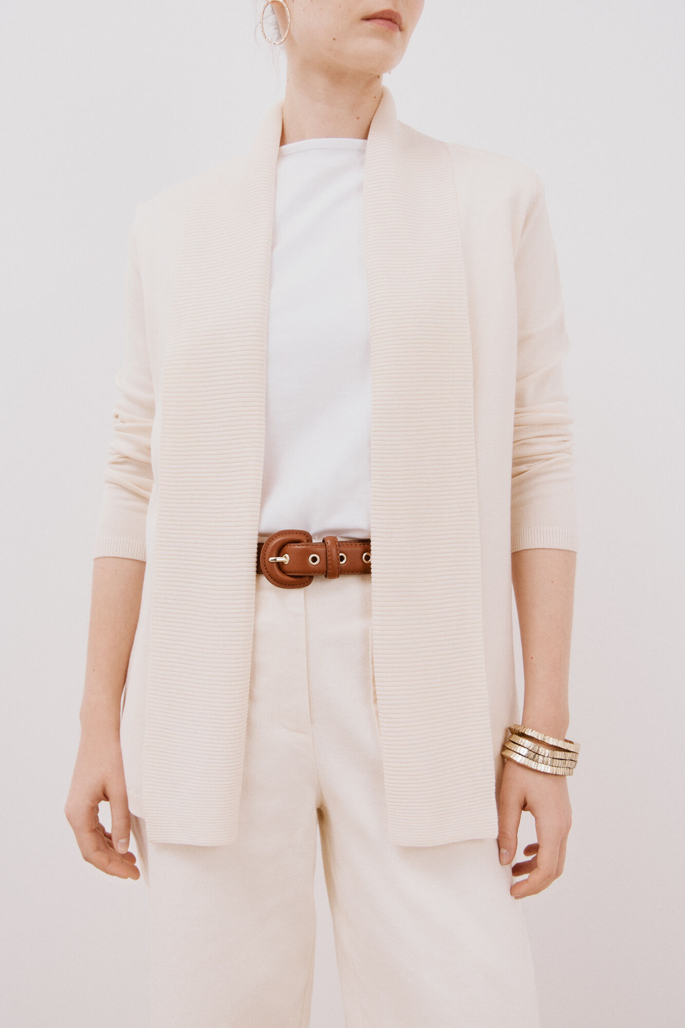 Cortefiel Cardigan with shawl neckline