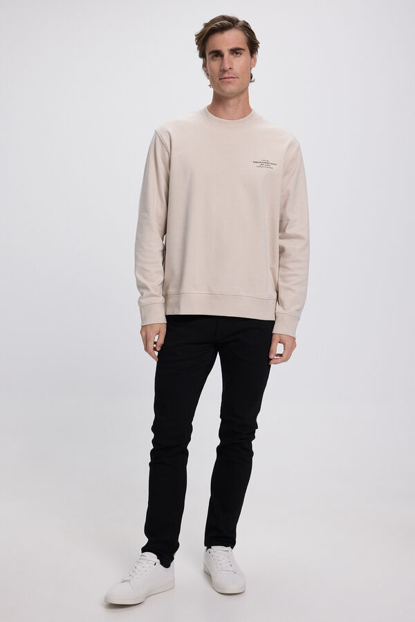 Jack & Jones Sweatshirt oversized com gola redonda Cinzento