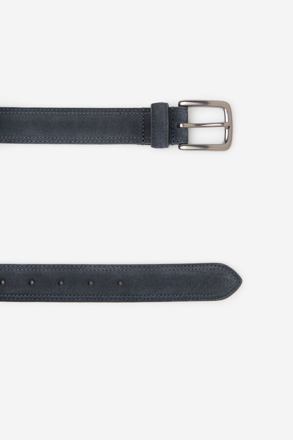 Cortefiel Leather sport belt Navy