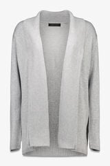Cortefiel Chaqueta cuello chal Gris