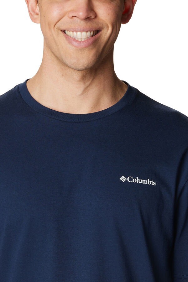 Cortefiel Columbia North Cascades short-sleeved T-shirt™  Blue