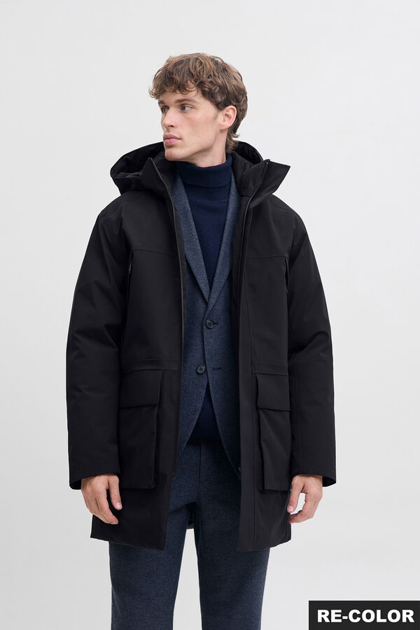 Jack & Jones Parka clássica com capuz Preto