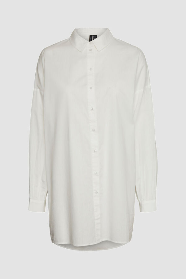 Cortefiel Camisa oversize Branco