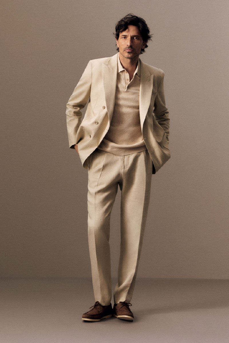 OOTO Americana cruzada mezcla lino