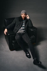 OOTO Calça jeans slim fit Preto