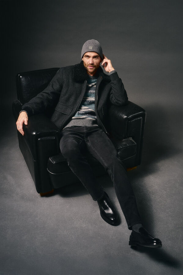 OOTO Calça jeans slim fit Preto