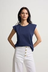 Silbon T-shirt woman sun Azul