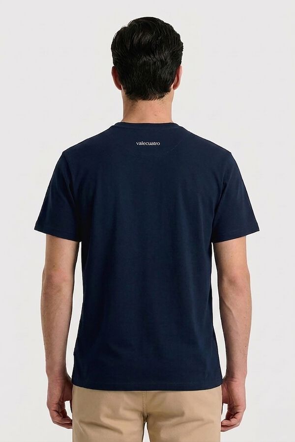 Valecuatro T-shirt logo Valecuatro Espanha Azul