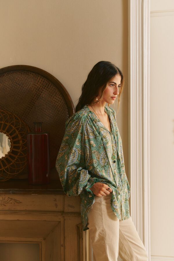 Jaase Blusa estampada Clara Verde