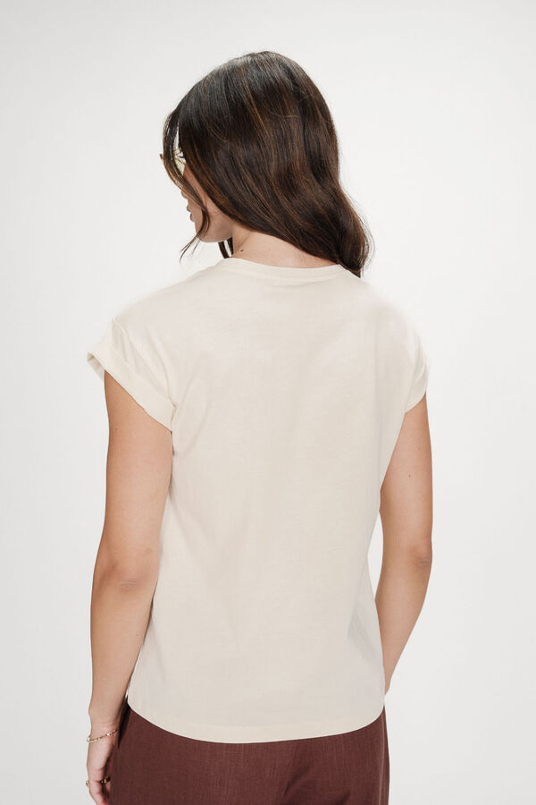 Grace & Mila T-shirt manga curta Vico Castanho