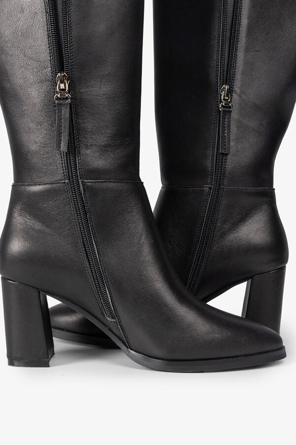 Popa Botas feminina Sinnara Napa Preto